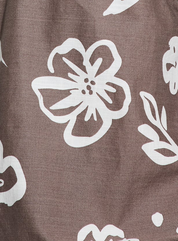CODE UNWIND Floral Print Regular Fit Shirt