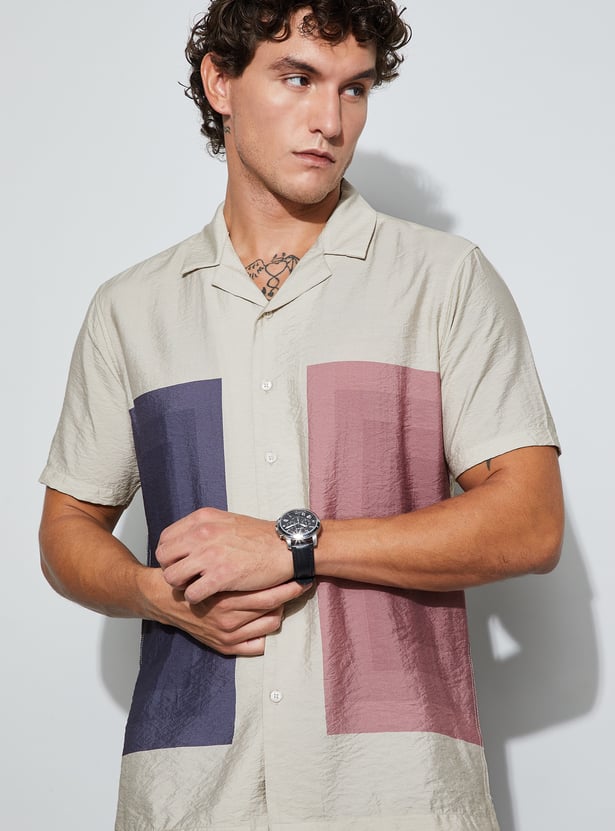 CODE Printed Regular Fit Shirt