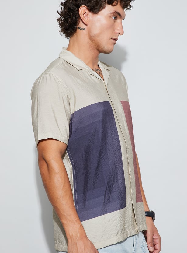 CODE Printed Regular Fit Shirt
