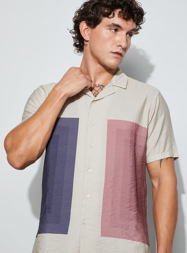 CODE Printed Regular Fit Shirt