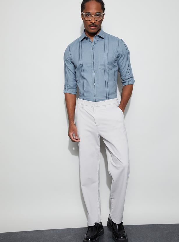 CODE Striped Slim Fit Shirt