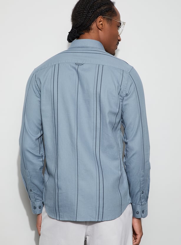 CODE Striped Slim Fit Shirt