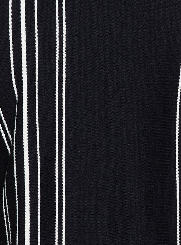 CODE Striped Polo T-shirt