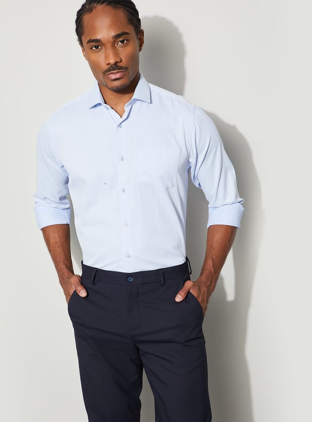 CODE Patterned Regular Fit Formal Shirt
