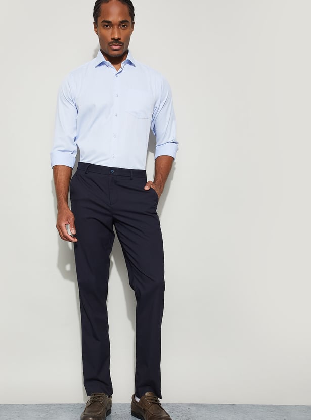CODE Patterned Regular Fit Formal Shirt