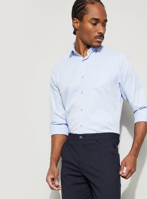 CODE Patterned Regular Fit Formal Shirt