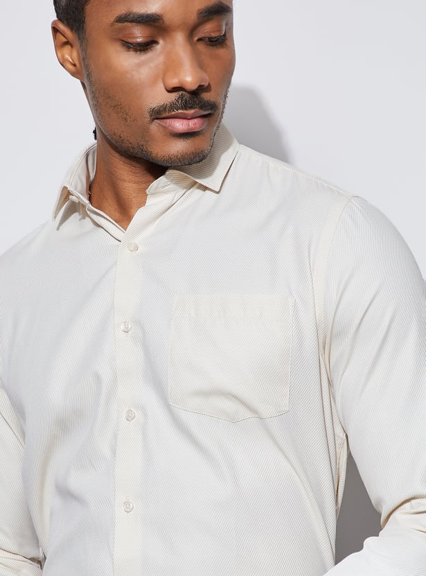 CODE Striped Slim Fit Formal Shirt