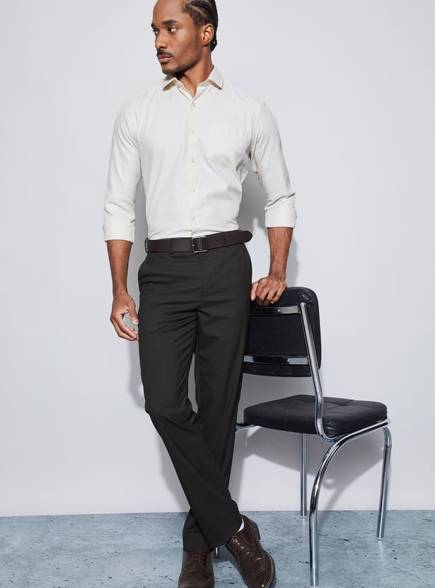 CODE Striped Slim Fit Formal Shirt