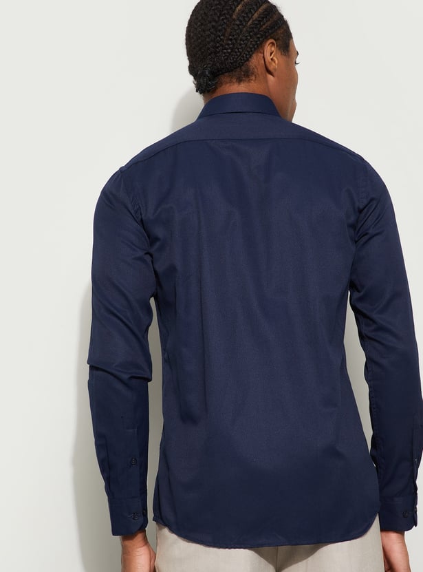 CODE Textured Slim Fit Formal Shirt