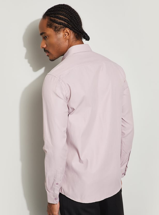 CODE Textured Slim Fit Formal Shirt