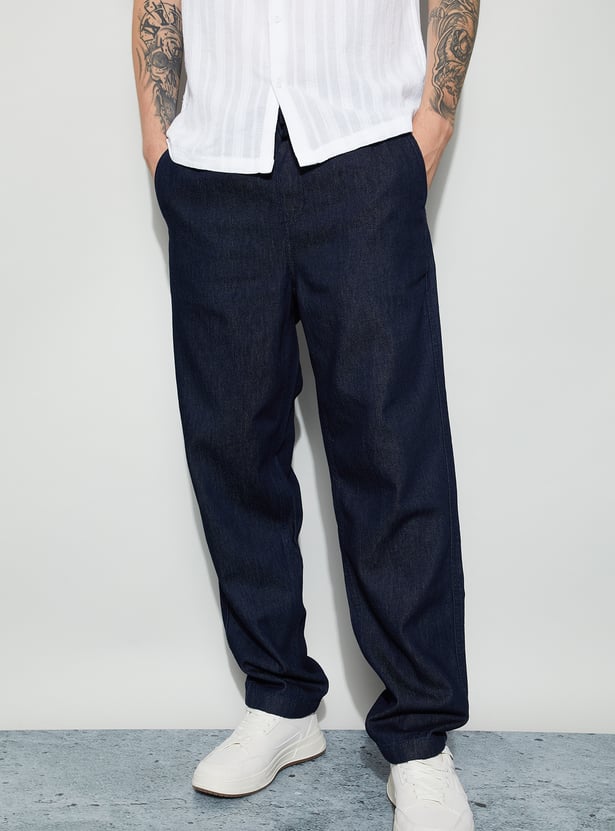 FORCA Darkwashed Regular Fit Jeans