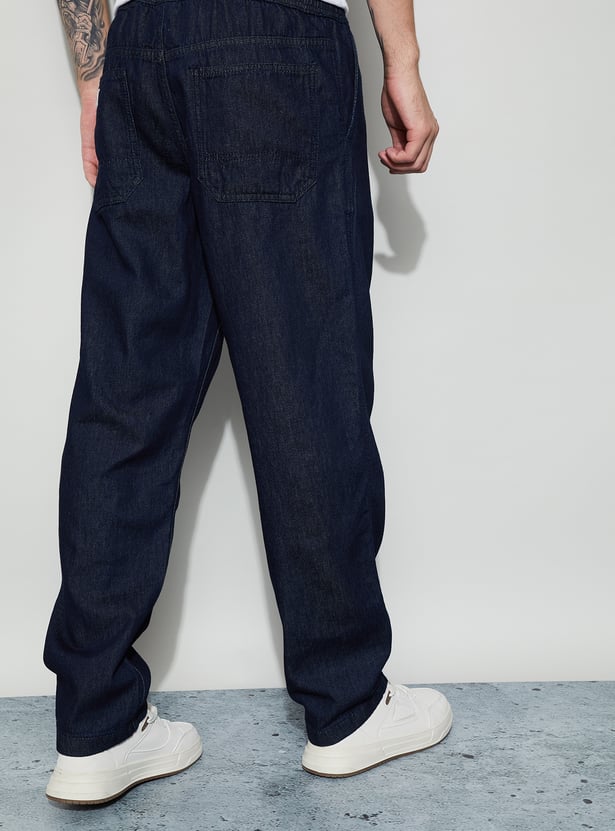 FORCA Darkwashed Regular Fit Jeans