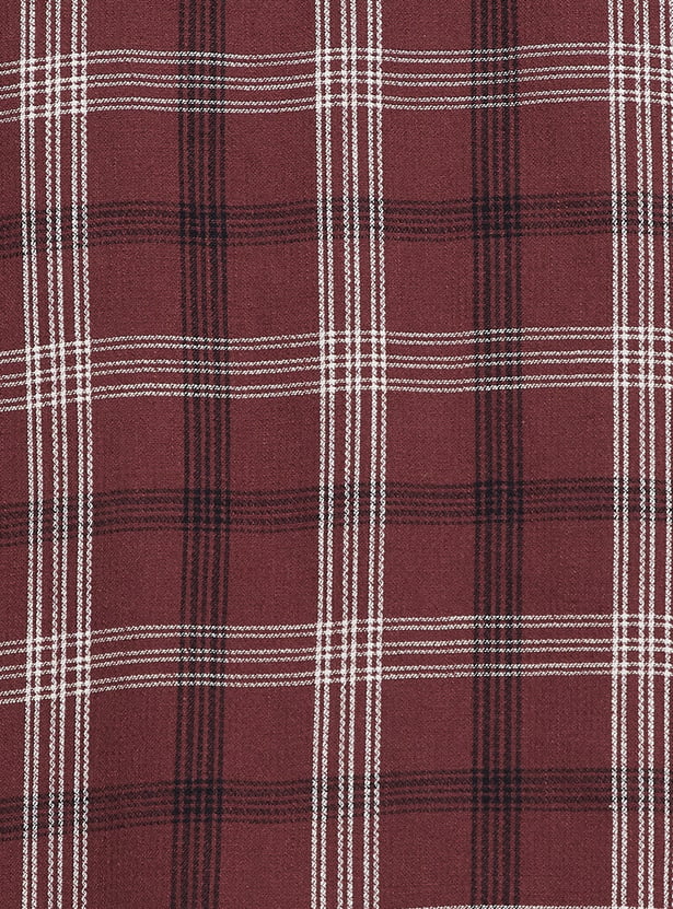 FAME FOREVER Checked Regular Fit Shirt