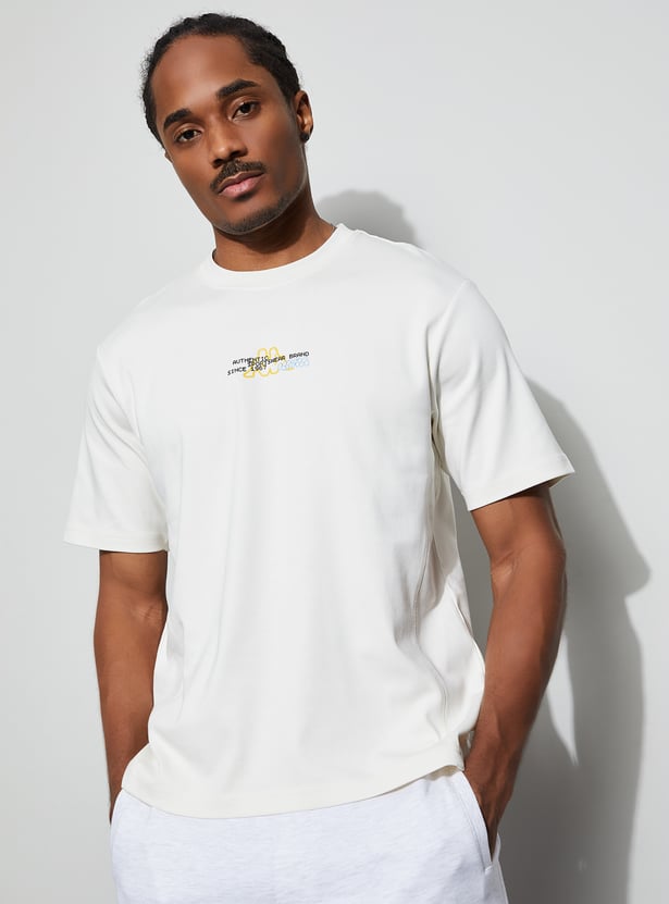 KAPPA Printed Crew Neck T-shirt