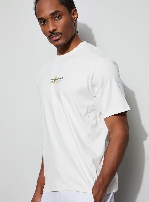 KAPPA Printed Crew Neck T-shirt
