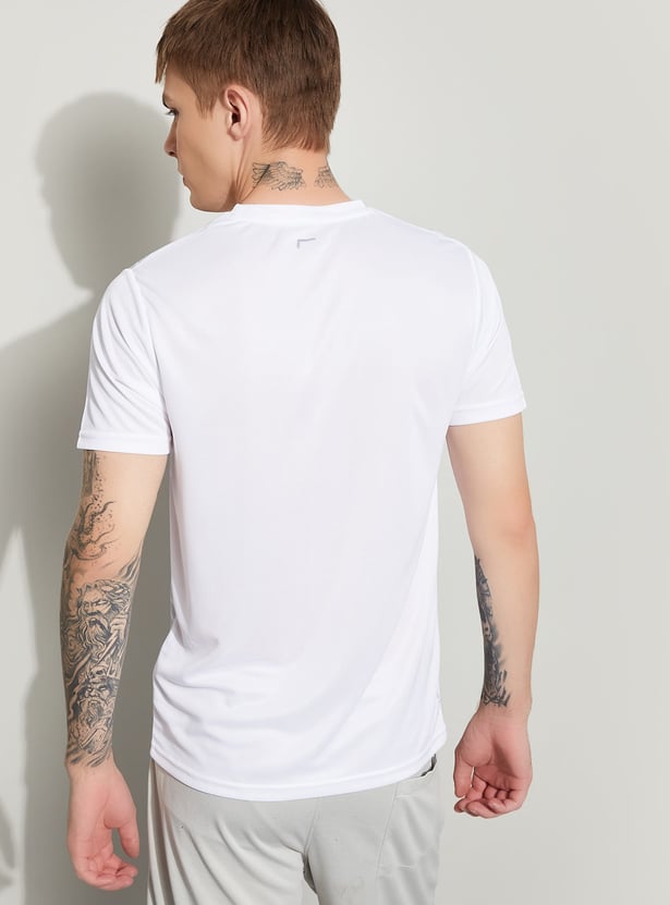 FAME FOREVER ACTIVE Printed Crew Neck T-shirt