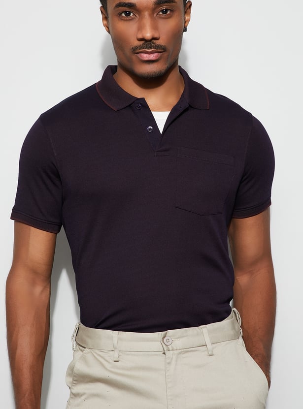 CODE Solid Polo T-shirt