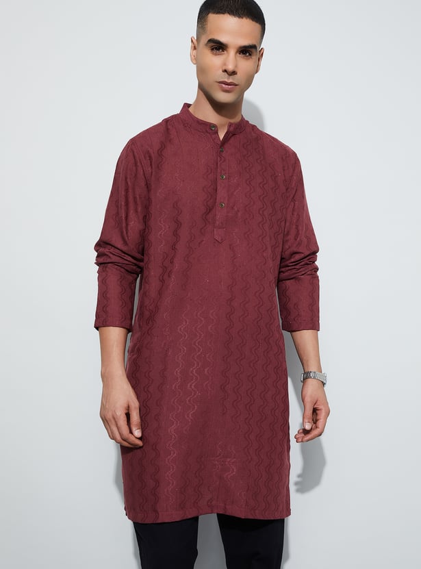 MELANGE Woven Design Kurta
