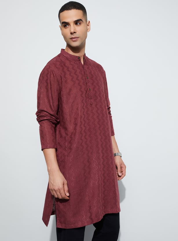 MELANGE Woven Design Kurta