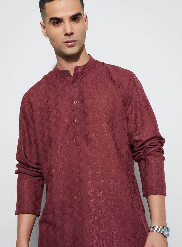 MELANGE Woven Design Kurta