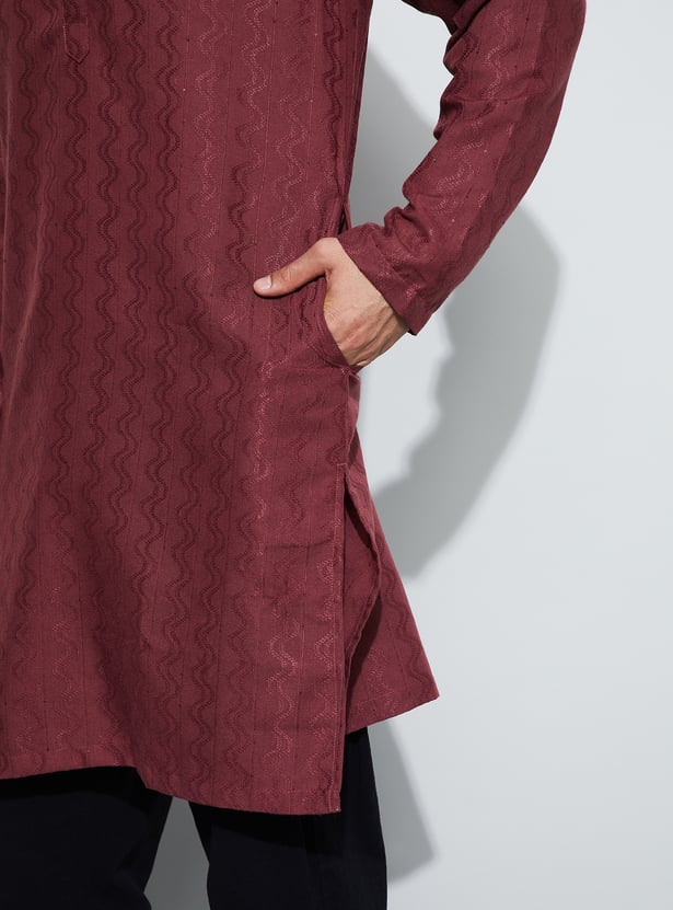 MELANGE Woven Design Kurta