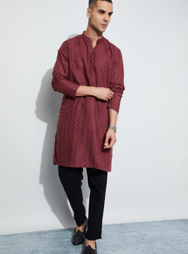 MELANGE Woven Design Kurta