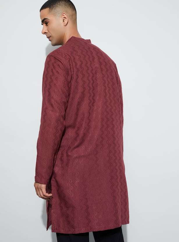 MELANGE Woven Design Kurta