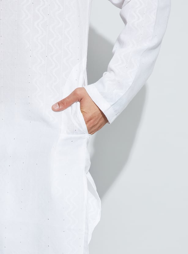 MELANGE Woven Design Kurta