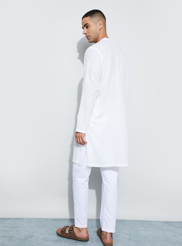 MELANGE Woven Design Kurta
