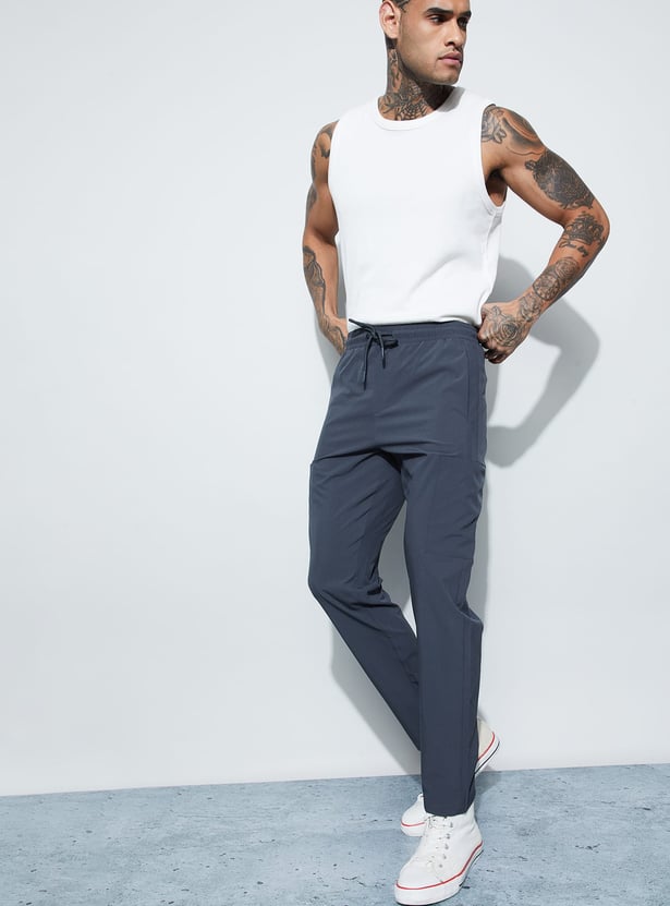 FAME FOREVER ACTIVE Solid Slim Track Pants