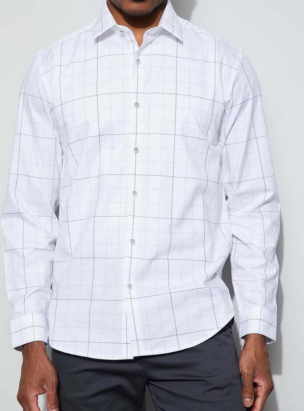BOSSINI Checked Regular Fit Shirt