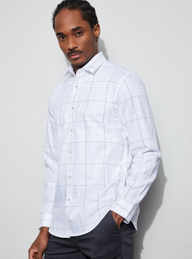 BOSSINI Checked Regular Fit Shirt