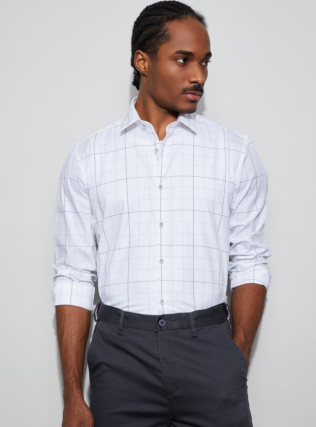 BOSSINI Checked Regular Fit Shirt