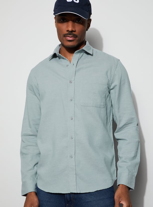 BOSSINI Solid Regular Fit Shirt