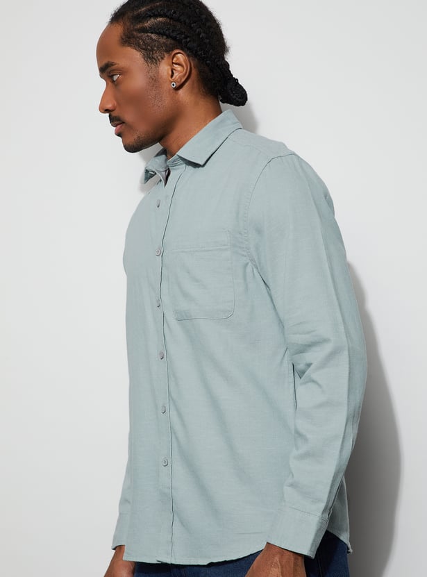 BOSSINI Solid Regular Fit Shirt