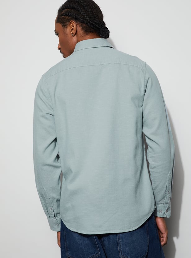 BOSSINI Solid Regular Fit Shirt