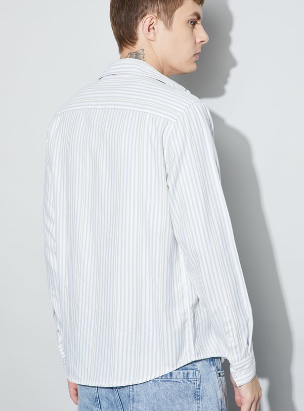 FAME FOREVER Striped Regular Fit Shirt