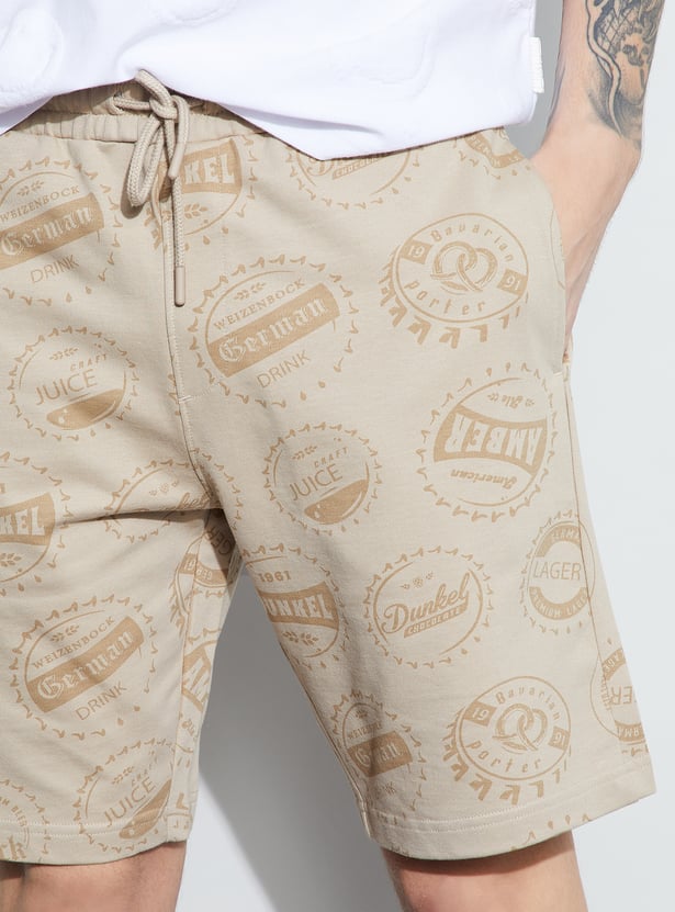 FAME FOREVER Printed Regular Fit Shorts