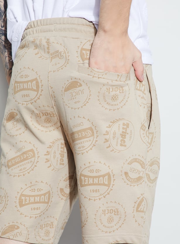FAME FOREVER Printed Regular Fit Shorts