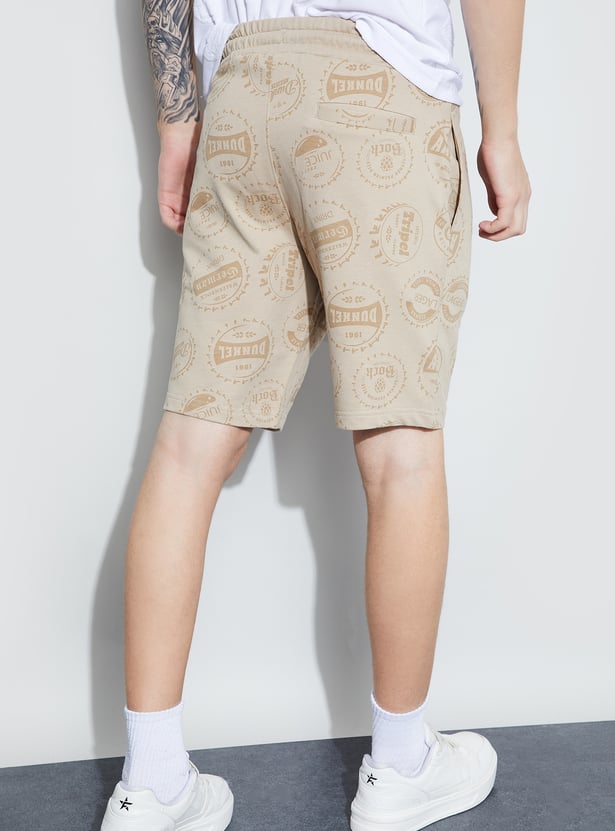 FAME FOREVER Printed Regular Fit Shorts