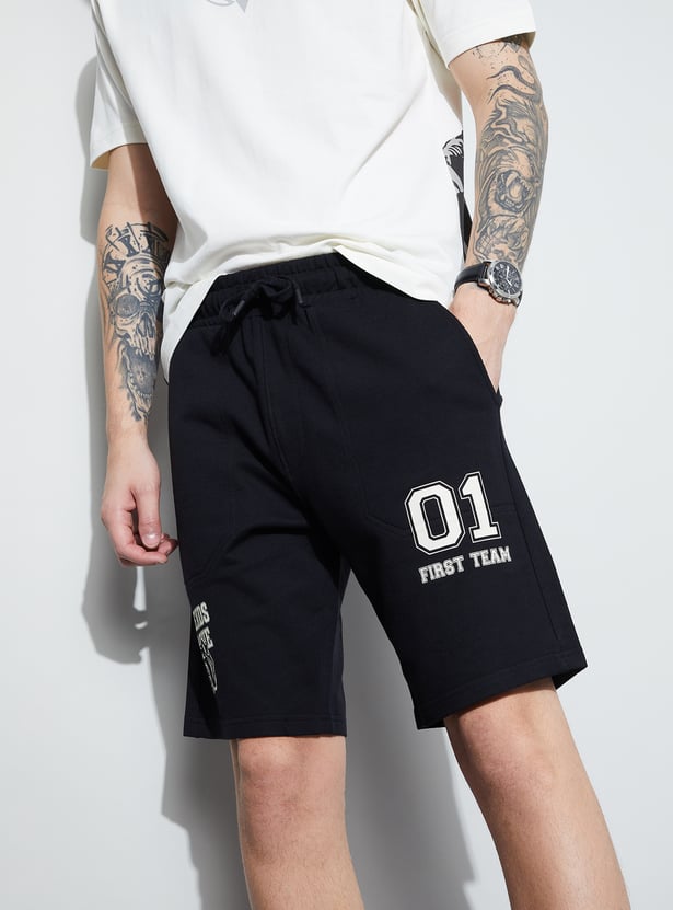 FAME FOREVER Printed Regular Fit Shorts