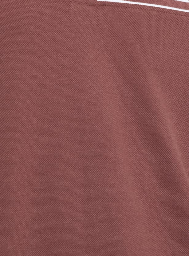 FAME FOREVER Striped Polo T-shirt
