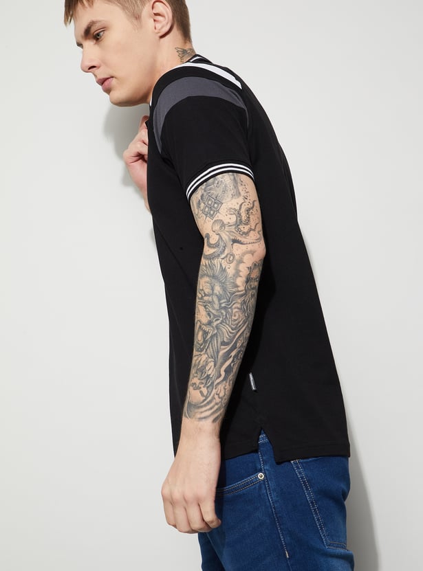 FAME FOREVER Colourblock Polo T-shirt