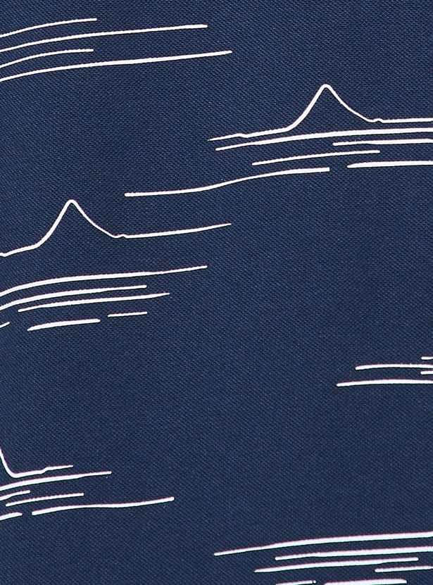 FAME FOREVER Printed Polo T-shirt