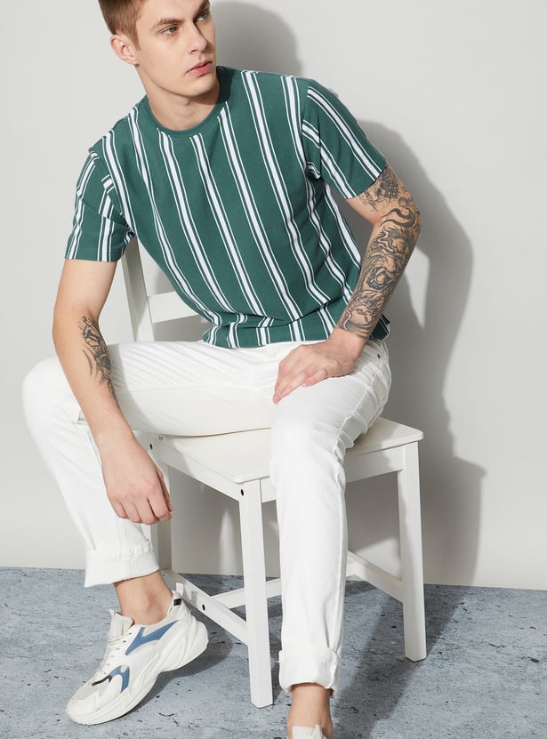 FAME FOREVER Striped T-shirt
