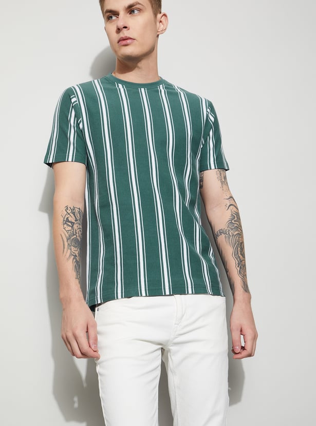 FAME FOREVER Striped T-shirt