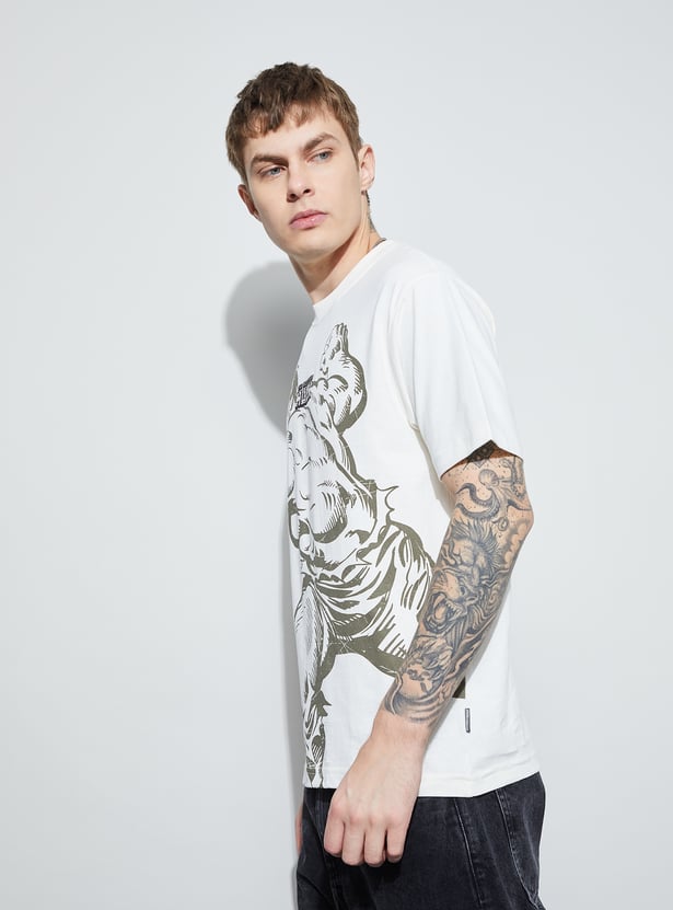 FAME FOREVER Hulk Print T-shirt