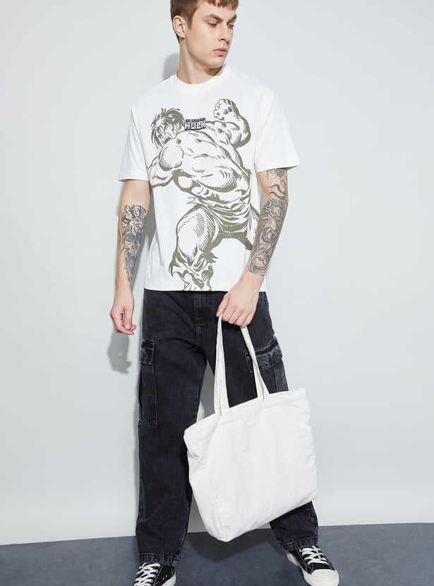 FAME FOREVER Hulk Print T-shirt