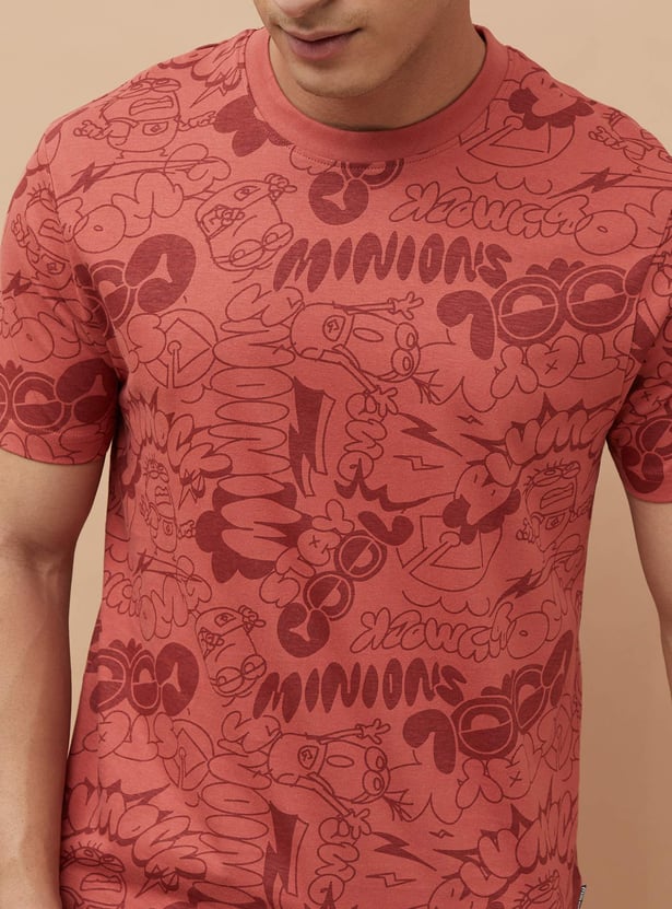 FAME FOREVER Minion Print T-shirt