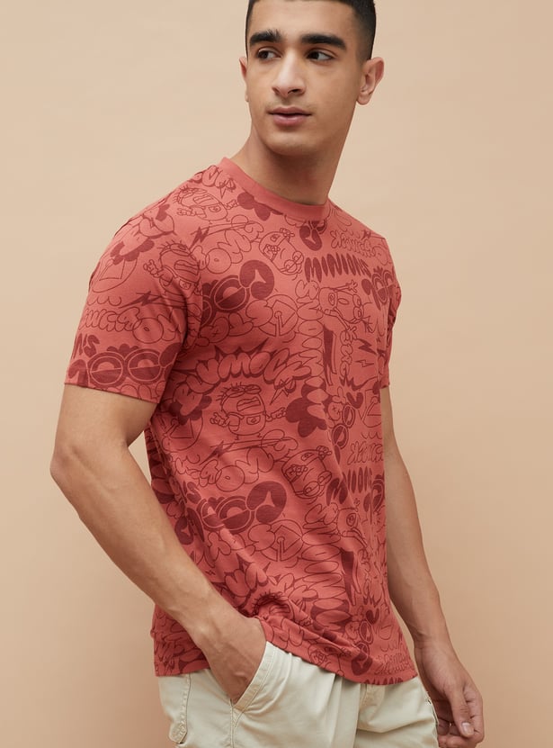 FAME FOREVER Minion Print T-shirt